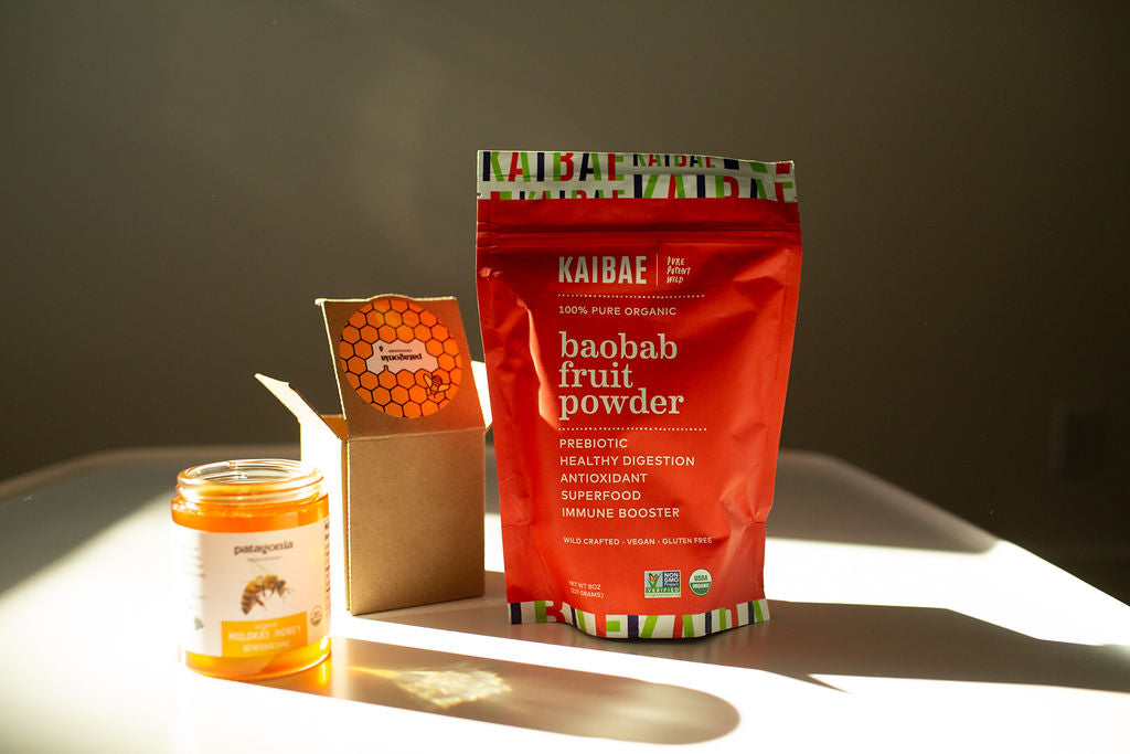 Blend Baobab and Honey for a tasty  Immune boost, loved by children