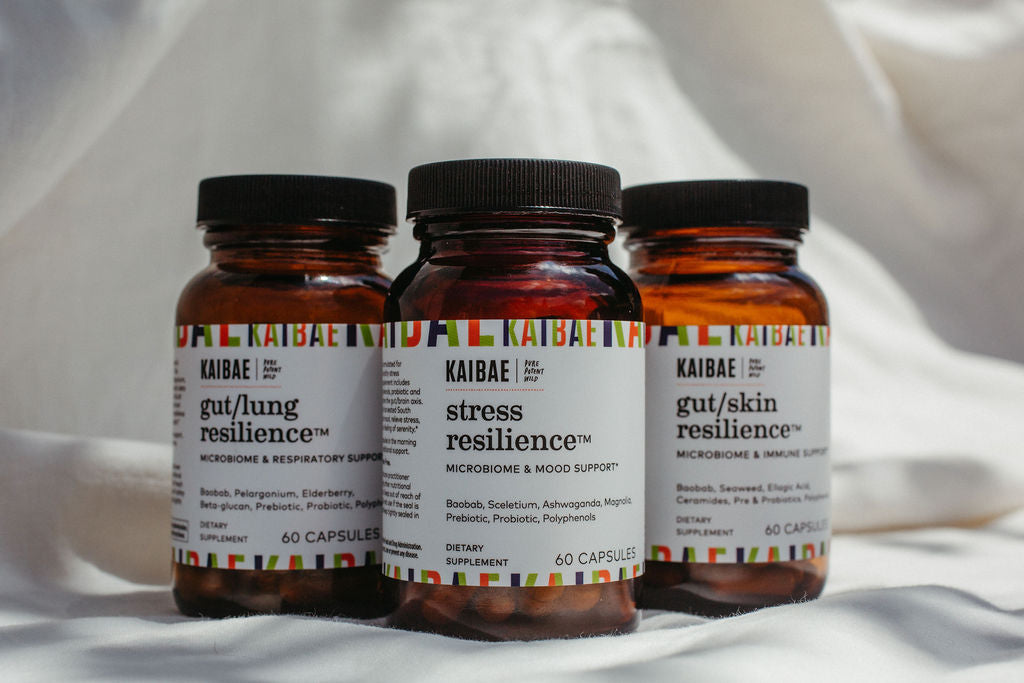 KAIBAE's formulas for balancing the gut microbiome and relieving stress in the gut