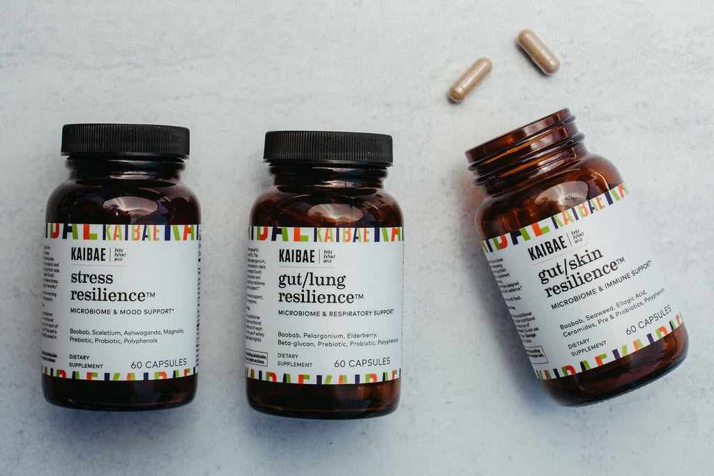 KAIBAE microbiome wellness supplements for a healthy imnune system.