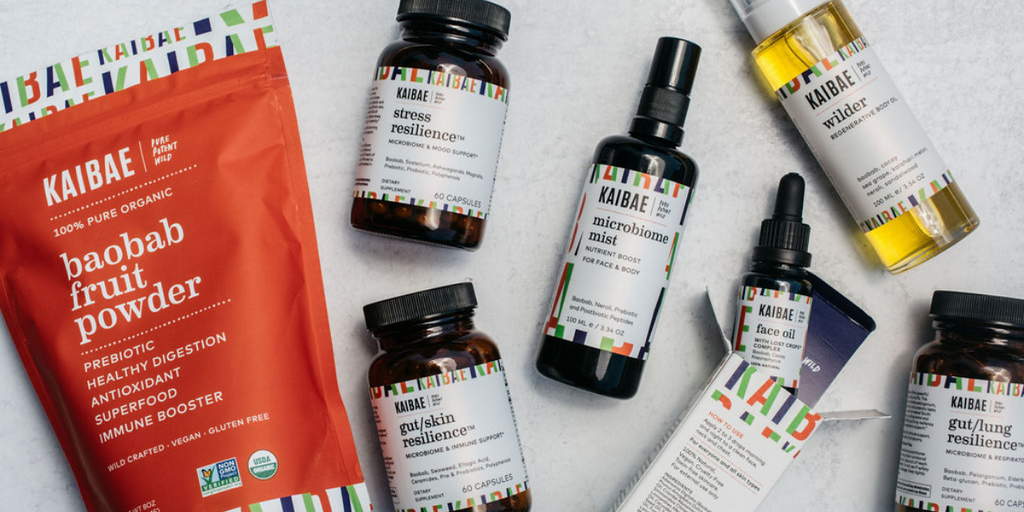 KAIBAE Microbiome Wellness for gut to skin inside and out health and beauty 