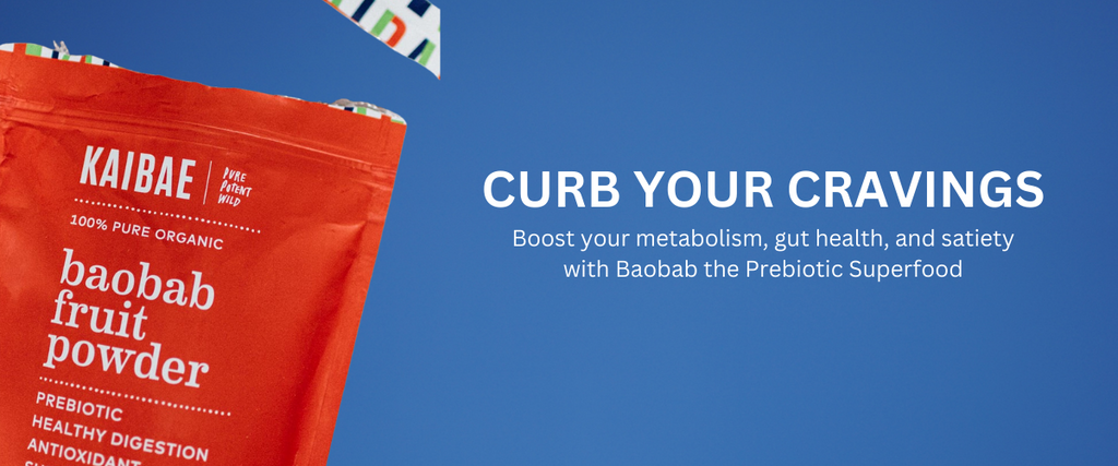 Baobab the Prebiotic superfood fruit boosts metabolism, curb cravings, and provides essential nutrients for well-being gut to skin I KAIBAE