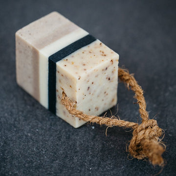 SCRUB is a Soap on a Rope with Baobab Oil