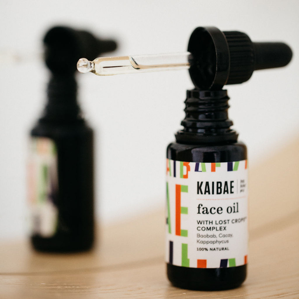 Face Oil with Baobab Cacay and Kappaphycus with Dropper 